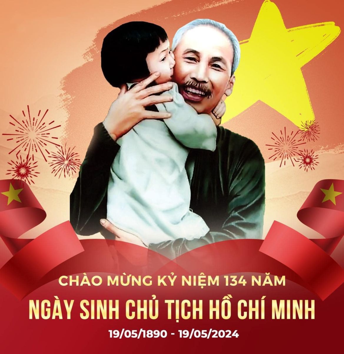 Kỷ niệm 134 năm Ngày sinh Chủ tịch Hồ Chí Minh (19/5/1890 - 19/5/2024)