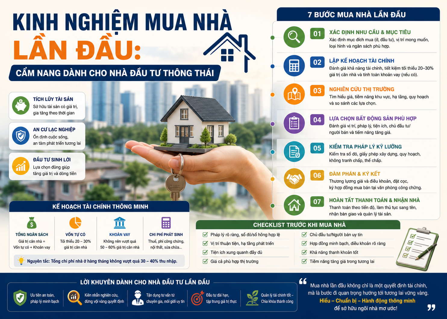 Kinh nghiệm mua nhà lần đầu: Cẩm nang dành cho nhà đầu tư thông thái